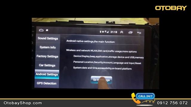 Test cảm ứng màn hình DVD 4G Android 10.1 inches
