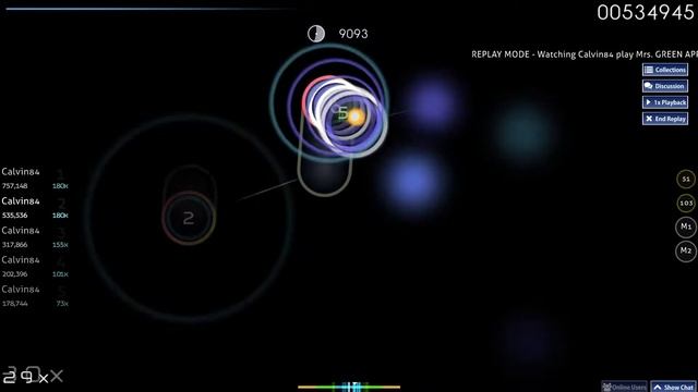 Mrs. GREEN APPLE-INFERNO Osu! [insane] 88.10%