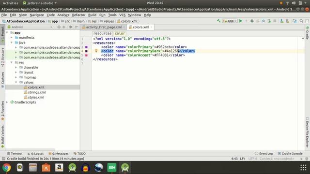 Android Studio 3.0 Attendance Application | Android | Part 1
