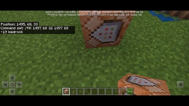 How to make wall using command block in android | in mobile | In survival mod |