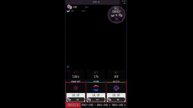 Idle Space Energy Particle Simulator - ISEPS (Early Access) - My first few minutes in game