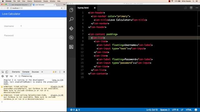 Ionic 2 by Example - Create Mobile Apps in HTML5 : Input components
