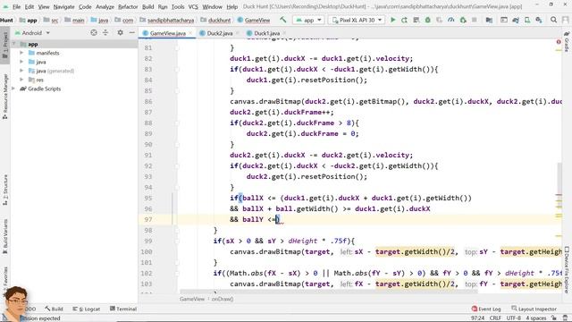 Android Game Development in Android Studio | Duck Hunt | Part-8