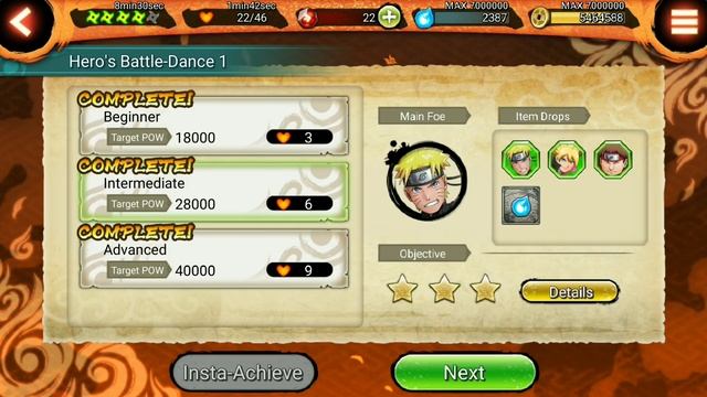 GAME ANDROID - NARUTO X BORUTO NINJA VOLTAGE GAMEPLAY