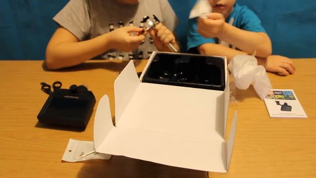 Открываем посылку с микроскопом из Китая