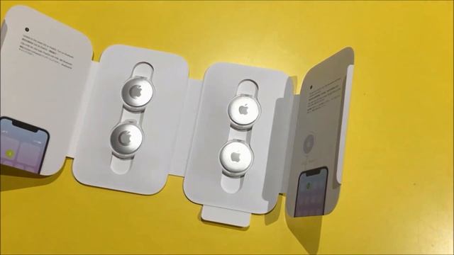 Unboxing 4 pack Apple Air Tags