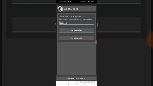 C.S 1.6 MOBILE open in PARALLEL SPACE.