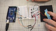 Arduino E-drum - Cymbal Circuit Test