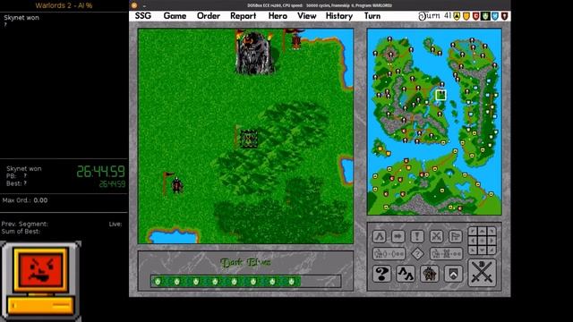 Warlords 2 Warlord AI speedrun 100% Knight - Erythea Campaign - 53:05