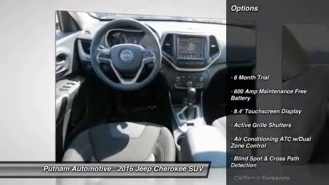 2016 Jeep Cherokee Used, Mazda 3, Prius, Sienna, Grand Cheoroke, Impreza,  Burlingame, Bay Area, Pe