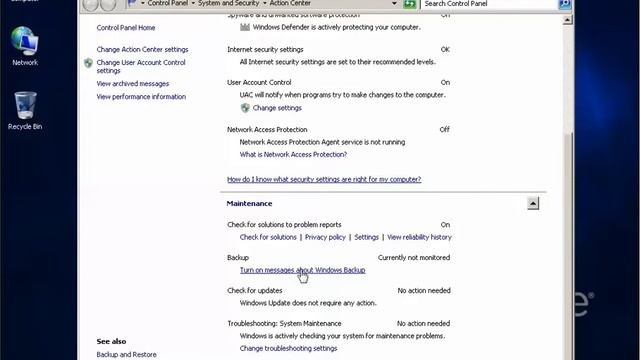 How To Manage (Hide alert issues) Action Center in Windows 7