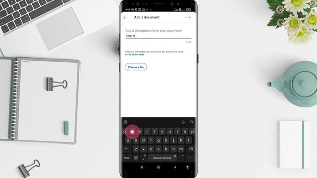 How To Post A Document In Linkedin For Android