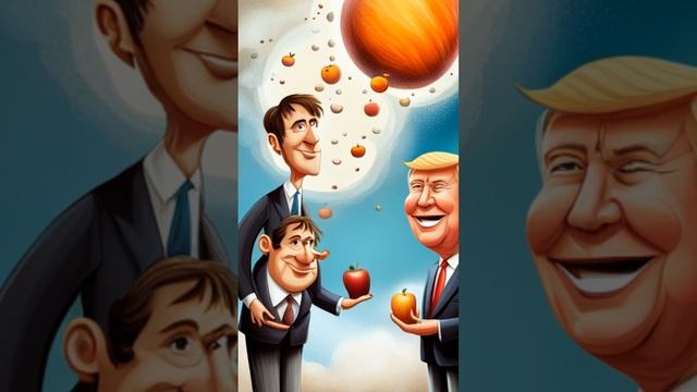 "Presidential Comparison: Apples 🍏 vs. Oranges 🍊! 🇺🇸😂 #PoliticalHumor #Shorts"