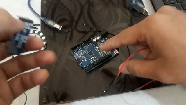 Arduino Hc05 BT Control Ws2812 Neopixel  RGB Led Ring Android App