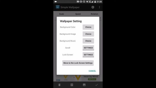 SIMPLE WALLPAPER - How to set a gif/animated picture as wallpaper -  Android apps and games VOL III