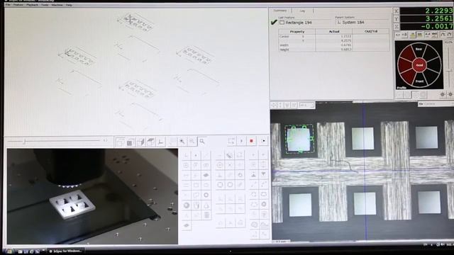 Измерение пластикового разъема от Micro-Vu