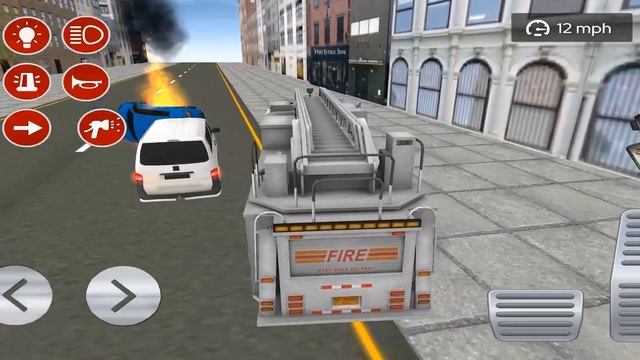 Real fire truck driving simulator | Fire fighting | Android games gameplay #22