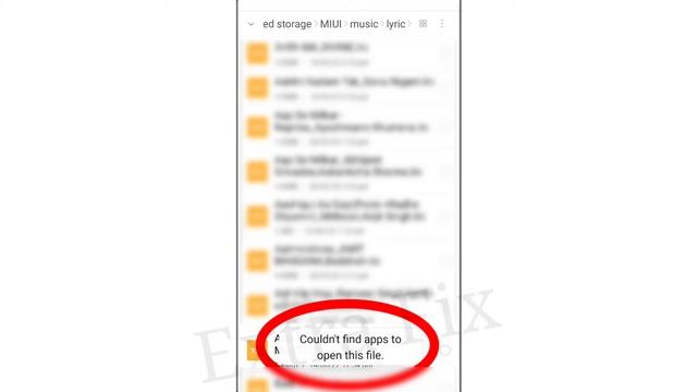 How To Fix Couldn't find apps to open this file Problem Solve in Android