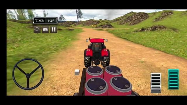 Village Tractor Driver 3D Farming Game #2 | Android Gameplay Video