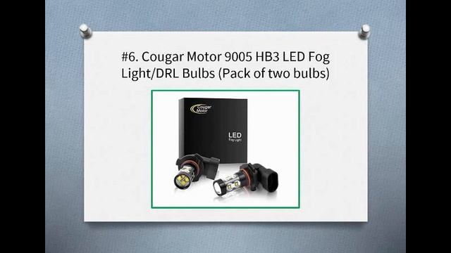 Top 10 Best Fog Lights for Snow in 2019 Reviews