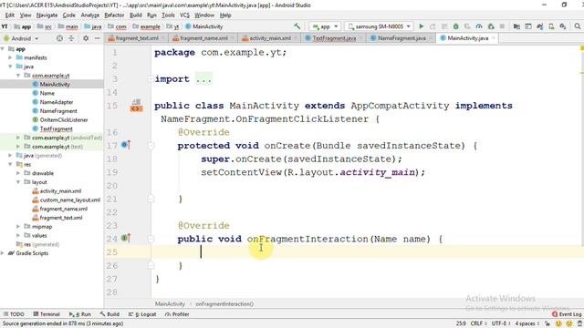 فيديو #282 | ارسال بيانات من Fragment الى Fragment
