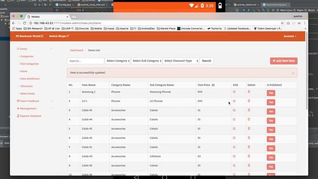 Mokets (Android) Item Discount Feature