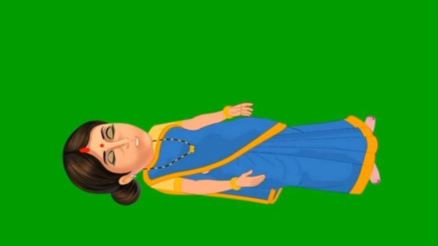 Girl sleeping green screen | women talking green screen | cartoon animation