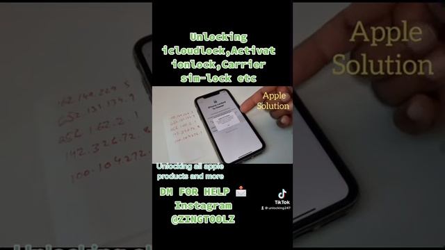 ZINGTOOLZ @ IG DM for help ios unlock/icloudunlock/Activationlock/carrier-Simlock available 24hours