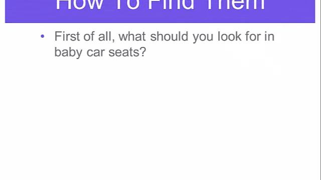 Buying Guide: Child Safety Seat