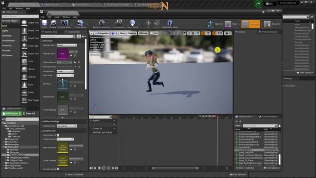 الجزء 4 || تهيئة اللاعب القتالية || Android Games || Unreal Engine 4&5