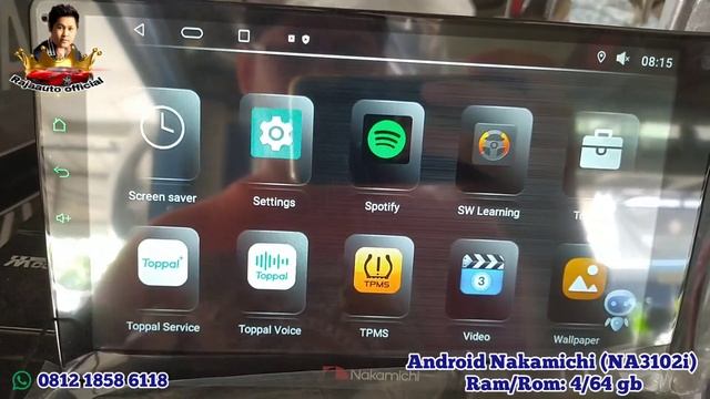 ANDROID NAKAMICHI(NA3102i) 4+64gb with Voice Command