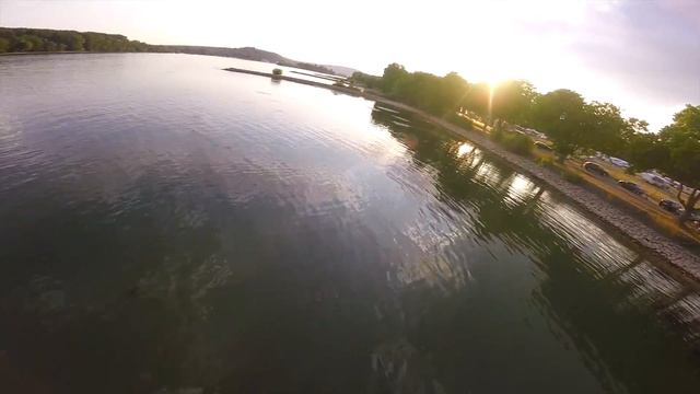 sunset at the riverside