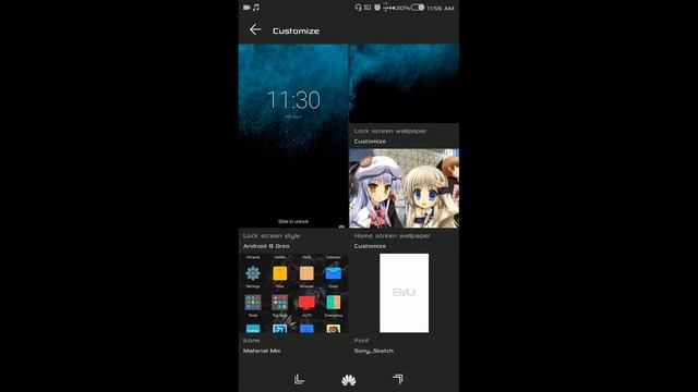 Change font in emui 5 (android 7.0) no root