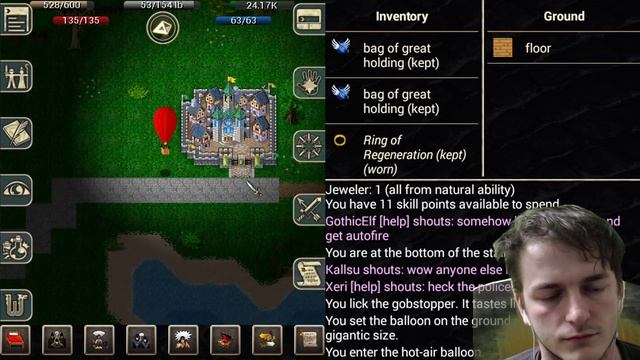 WYVERN Random dungeon, Tehur, Ziggurat @ roguelike-MUD