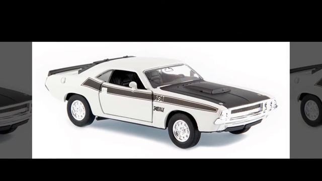 1970 DODGE CHALLENGER TA BIAŁY skala 1:34 39 WELLY