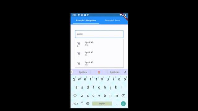 Fluttet Package Tutorial   - How to use Type Head Flutter Widget Plugin