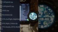 Instalar clockskin finow Q7 plus y relojes con android completo, "No wear".