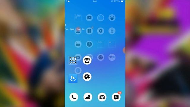 Color OS 7 Blue Version Theme Full Pack ! A37,A57,A3s,F11,F7,F9,A5,A7,A9,A83,A71