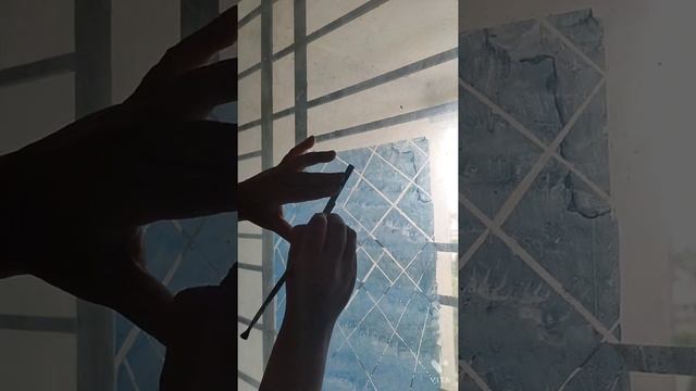 Poster Colour window glass design| Temporary design| Renter Friendly