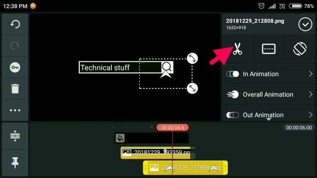 web search logo reveal intro in kinemaster on android in hindi