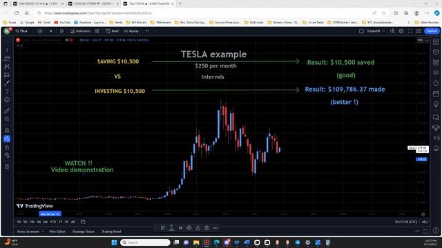 Stock Market made simple (Tesla demonstration) pt1
