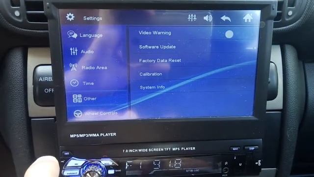 Autoradio 9601G Radio no RDS