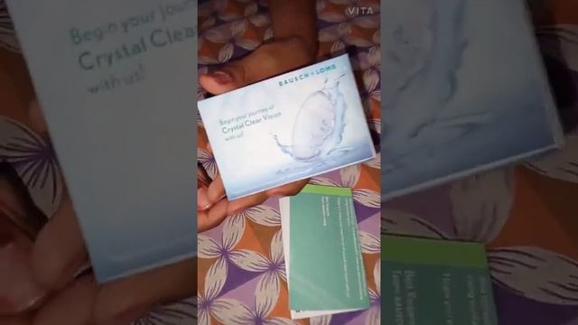 Unboxing of BOUSH+LOMB LENS. #shortvideos #Lens#short