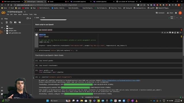 Make AI girlfriend who can talk in real time using OpenAI, Bark and Gradio | Text to speech