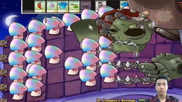 Hypno-Shroom vs Dr.Zomboss - Plants Vs Zombies Battlez Minigames