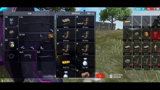 PAKE BUNDLE SERBA KUNING MALAH KETEMU MUSUH NGENDOK DIATAS FACTORI | FREE FIRE INDONESIA