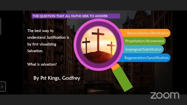 JUSTIFICATION by PST GODFREY KING'ORI