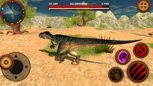 Best Dino Games - Allosaurus Simulator  Dinosaur Survival Battle 3D Android Gameplay