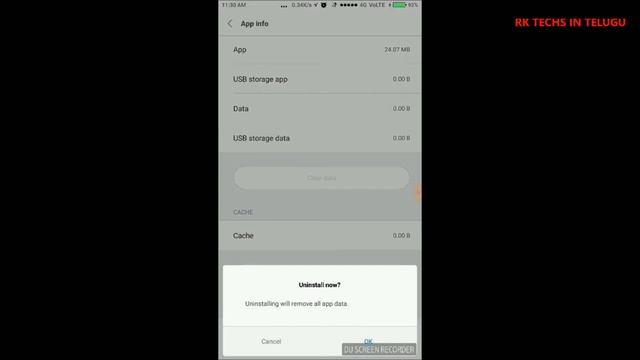 How to clear cache and junk files in the Mobile||In Telugu||