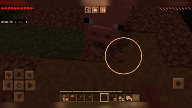 Minecraft один блок прошёл первый биом.